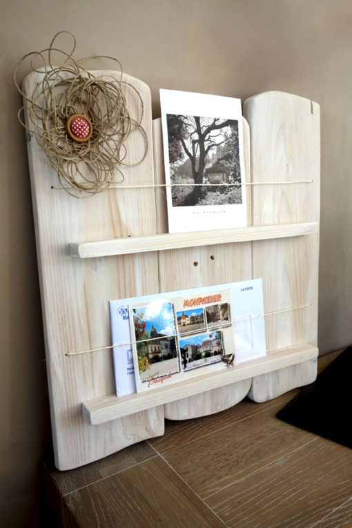 tableau-rangement-courrier-lettre-organisateur-mural-bois-personnalisé-artisanal