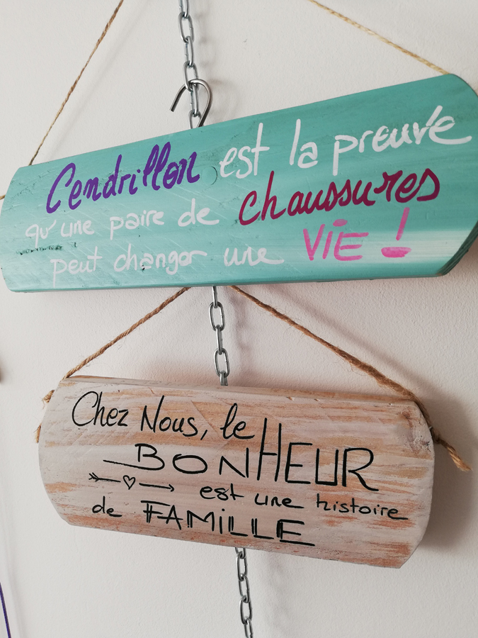 Pancarte citation, déco personnalisable MACREADECO