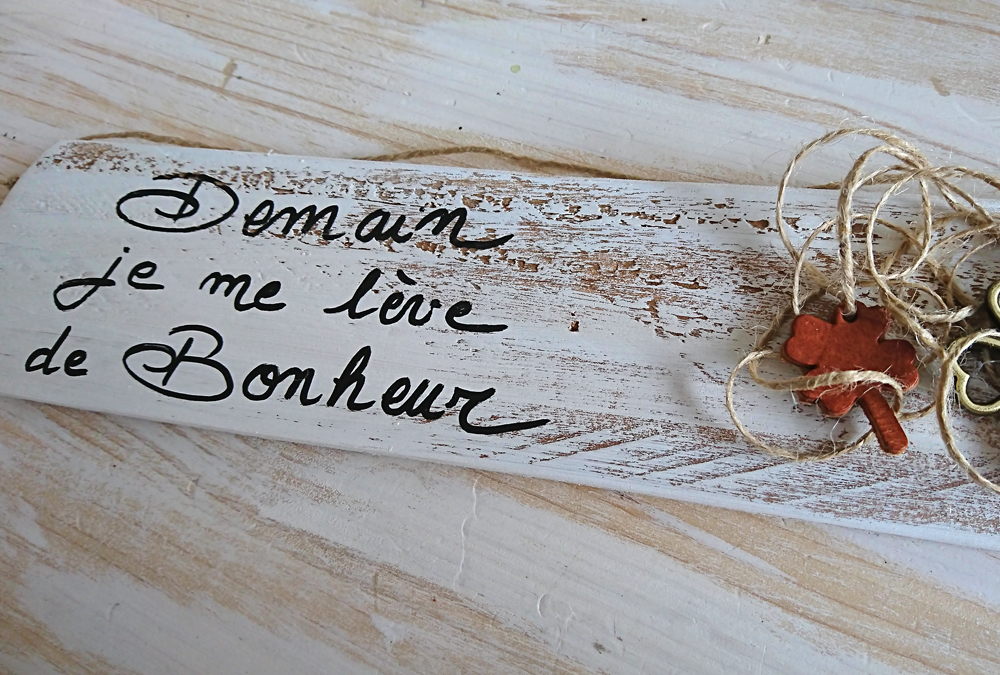 Pancarte citation, déco personnalisable MACREADECO