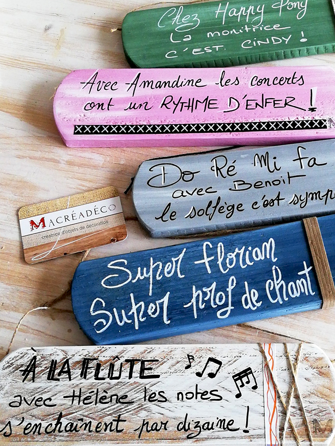 Pancarte citation, déco personnalisable MACREADECO