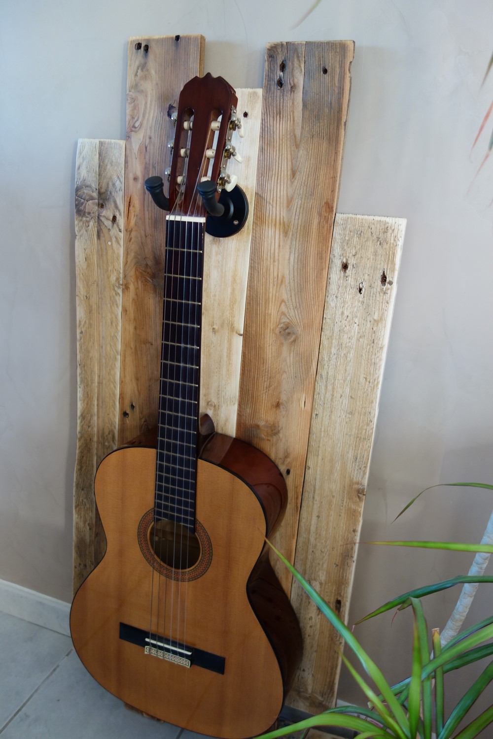 Support Guitare Bois