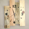 horloge-murale-bois-décoration-personnalisé-artisanal-naturel-pendule
