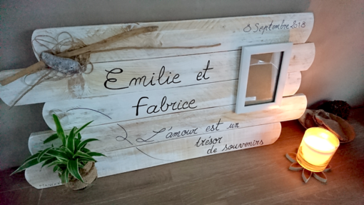 Tableau-cadre-message-citation-mariage-photo-cadeau-bois-personnalisé-artisanal