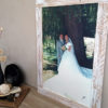 encadrement-Cadre-bois-sur-mesure-personnalisé-tableau-artisanal-mariage-cadeau