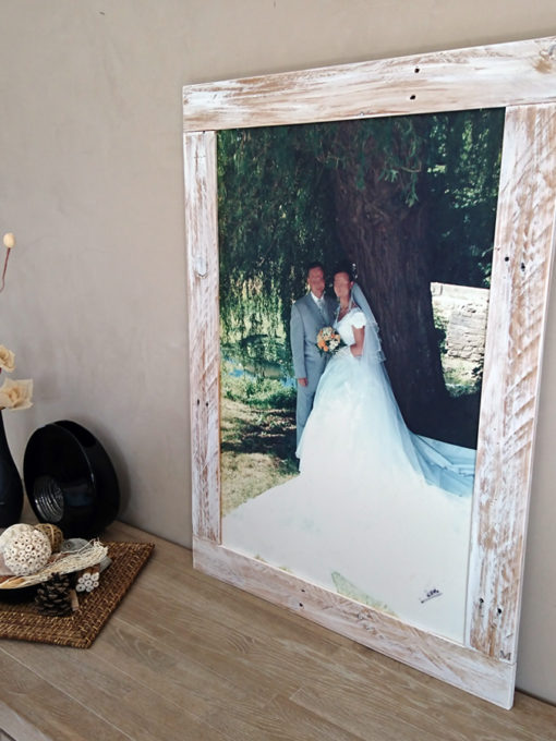 encadrement-Cadre-bois-sur-mesure-personnalisé-tableau-artisanal-mariage-cadeau