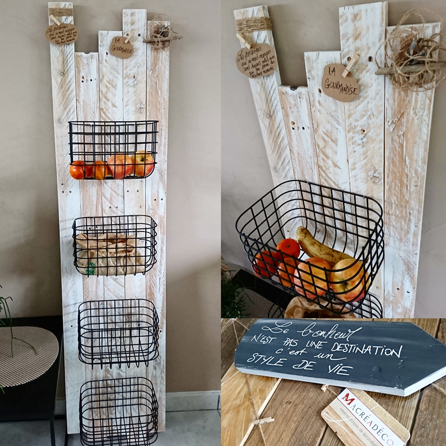 Panier fruits et légumes, Cuisine et art de la table MACREADECO