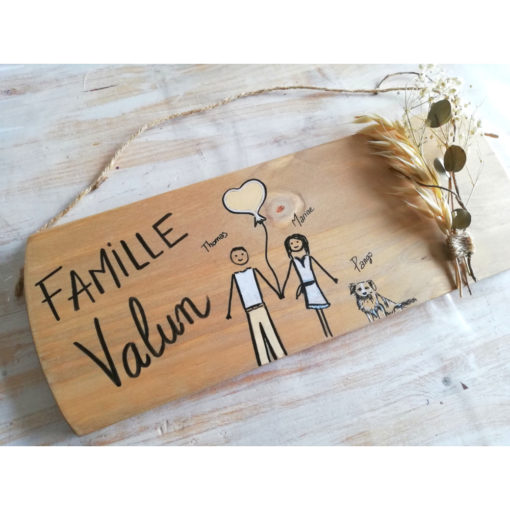 pancarte-plaque-panneau-décoration-maison-cadeau-bois-personnalisé-artisanal-famille