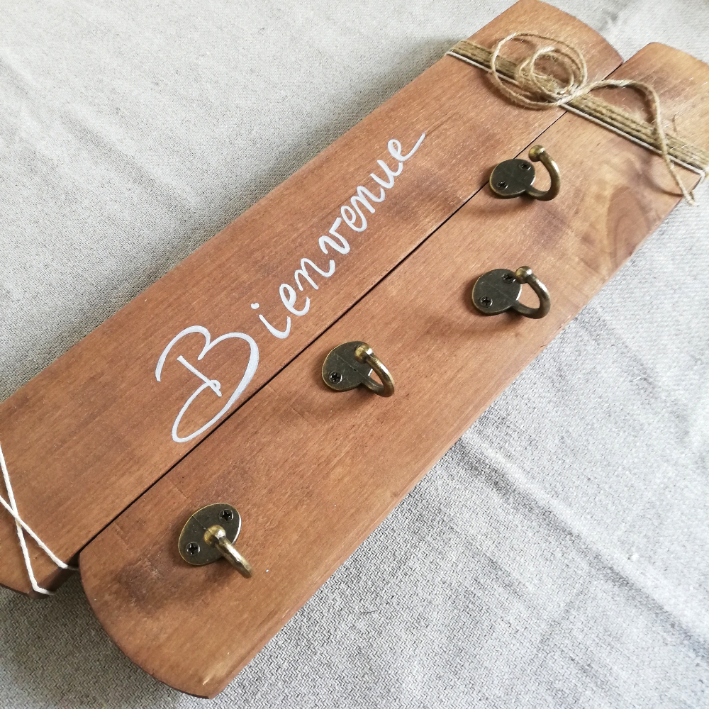 support-clé-clef-rangement-accroche-mural-bois-personnalisé-artisanal support-clé-clef--rangement-accroche-mural-bois-personnalisé-artisanal