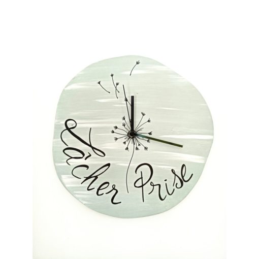 horloge-murale-bois-décoration-personnalisé-citation-artisanal-ronde-pendule