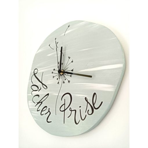 horloge-murale-bois-décoration-personnalisé-citation-artisanal-ronde-pendule