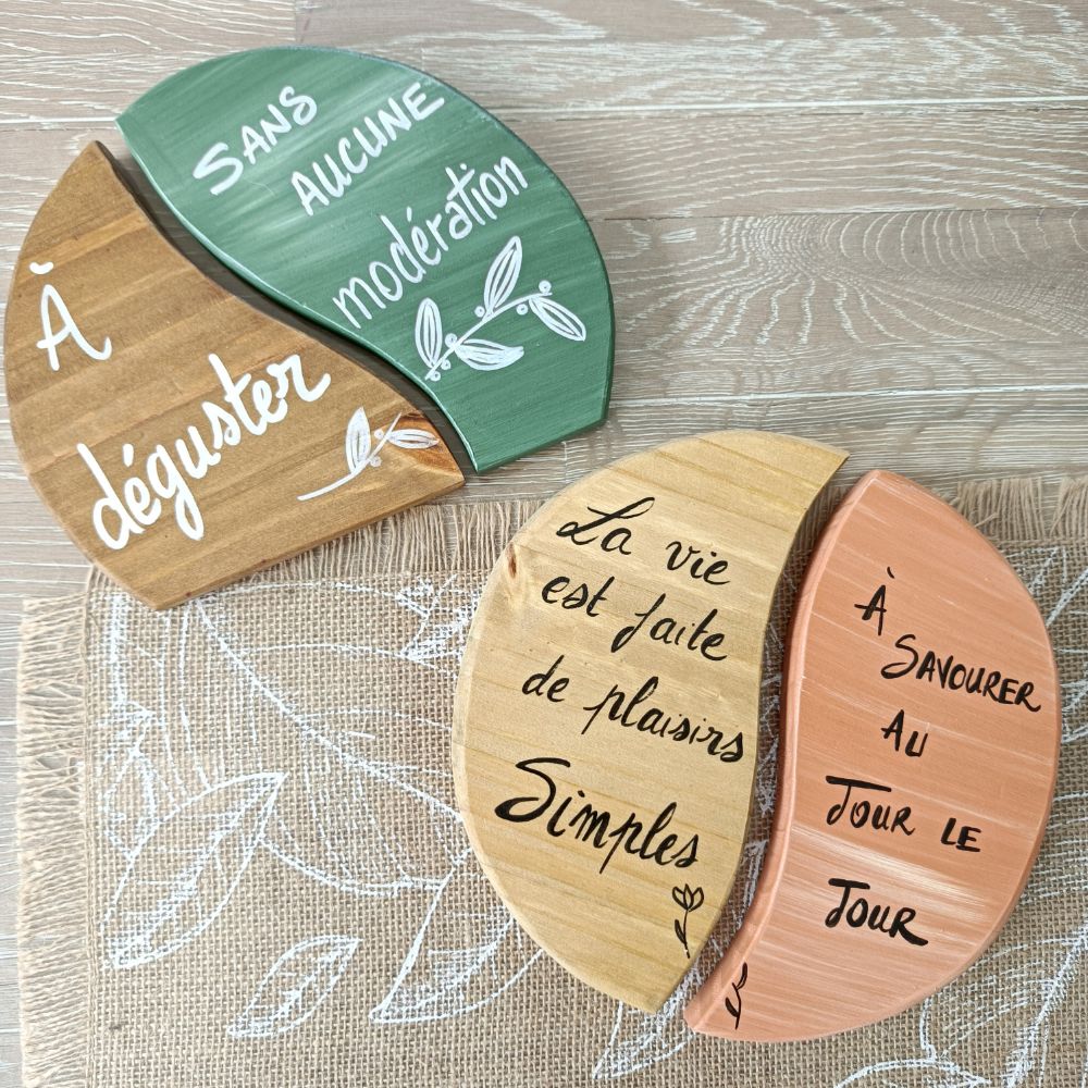 dessous-sous-plat-bois-décoration-table-personnalisé-artisanal-cadeau dessous-sous-plat-bois-décoration-table-personnalisé-artisanal-cadeau