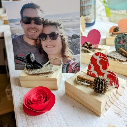 socle-photo-bois-décoration-cadeau-saint-valentin