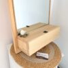 miroir-tiroir-suspendu-décoration-mural-rangement-bois-brosse-artisanal